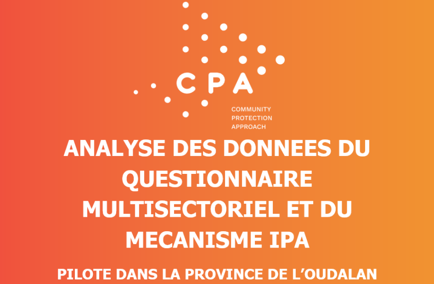 Data analysis of the Multi-sectorial Questionnaire and the IPA mechanism- Burkina Faso