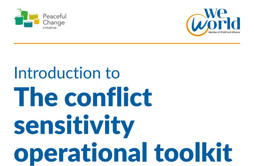 Conflict sensitivity operational toolkit